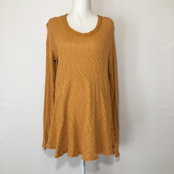 Anthropologie Tops - Left of Center Mustard Tunic